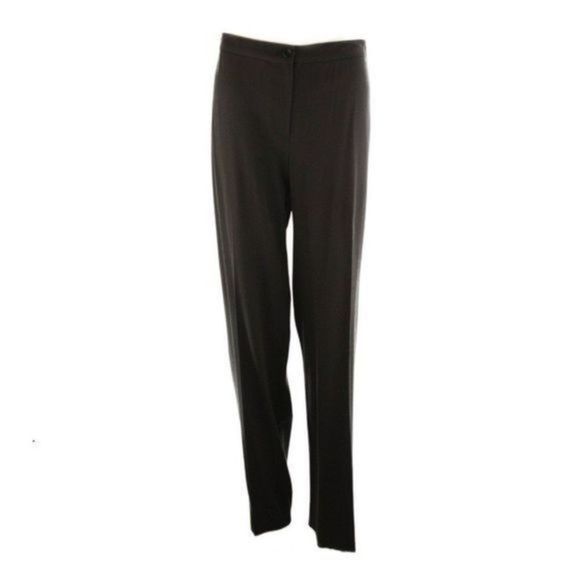 ARMANI COLLEZIONI Dark Grey/Green WoolPants Size 10,All Products : American Fashion Style Bags On Sale